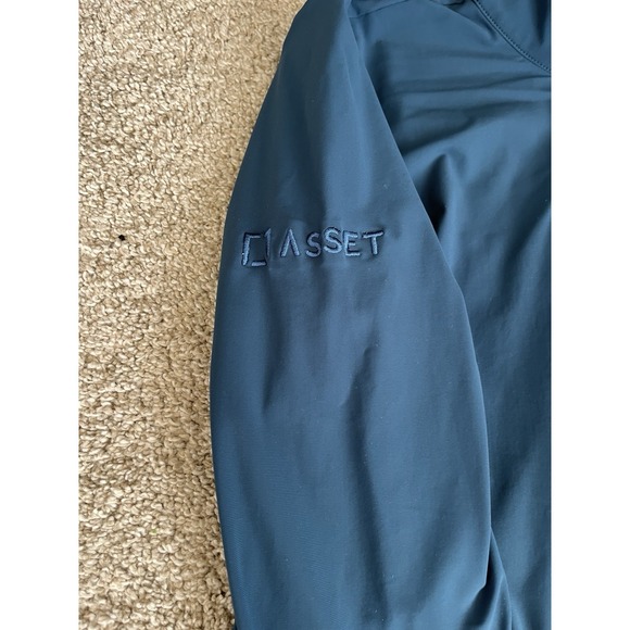 Bad Birdie Ivy League Mock Neck Long Sleeve Mini Golf Dress Lined Blue Small - Picture 2 of 13